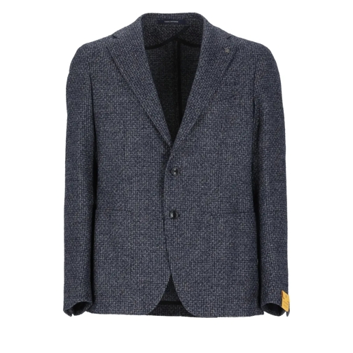 Tagliatore Blazer Virgin Wool Jacket Blue