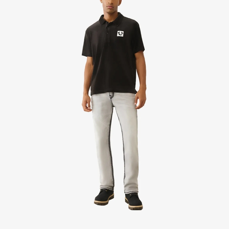 True Religion T-Shirt Poloshirt schwarz(Image 2)