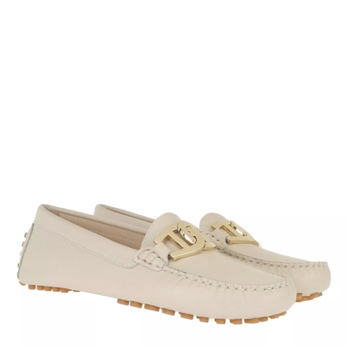 AIGNER Anna Moccassin Off White Loafer