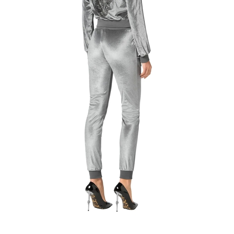 Philipp Plein Jogginghose Jogginghose Skull Mit Schmucksteinen grau(Image 4)