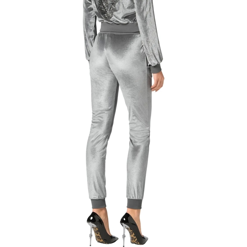 Philipp Plein Jogginghose Jogginghose Skull Mit Schmucksteinen grau(Image 2)