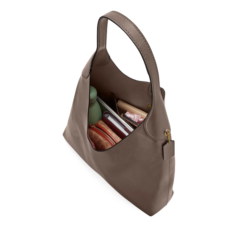 Coach Hobo Bag Brooklyn Shoulder Bag 28 Dark Stone(Image 9)
