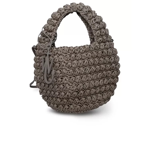 J.W.Anderson Dove Grey Woven Bag Grey Schoudertas