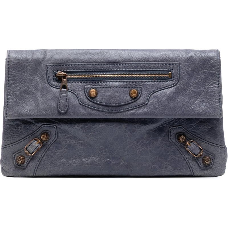 Balenciaga Clutch Lambskin Motocross Giant 12 Envelope Clutch lila