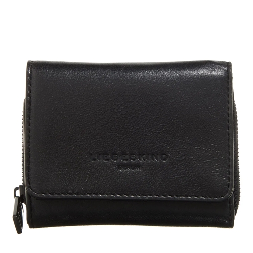 Liebeskind Berlin Paris 4 Lamb Sf Verna Black Flap Wallet