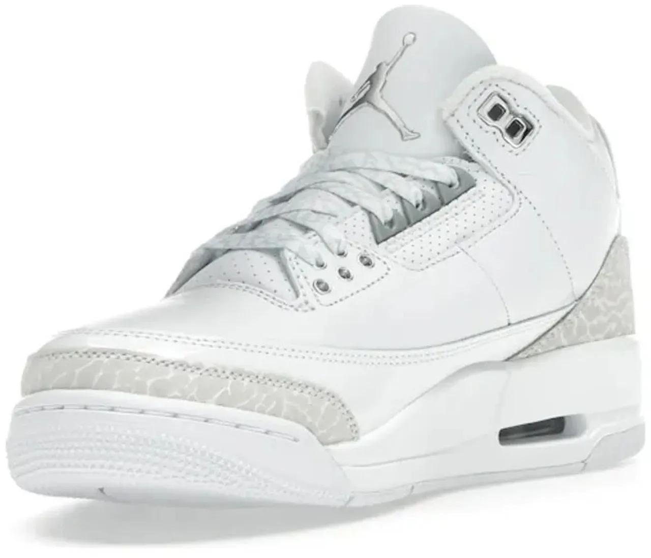 Thumbnail - Nike Low-Top Sneaker - Air Jordan 3 Retro Pure Money (2025) - Gr. 43 (EU) - in Weiß - für Damen