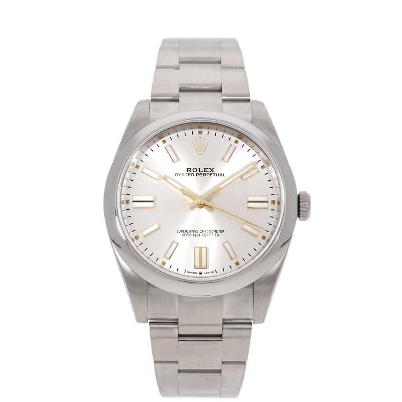 Rolex Automatikuhr Oyster Perpetual Silber(Image 2)