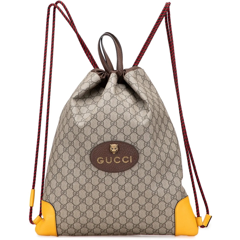 Gucci Sac à dos GG Supreme Animalier Backpack braun