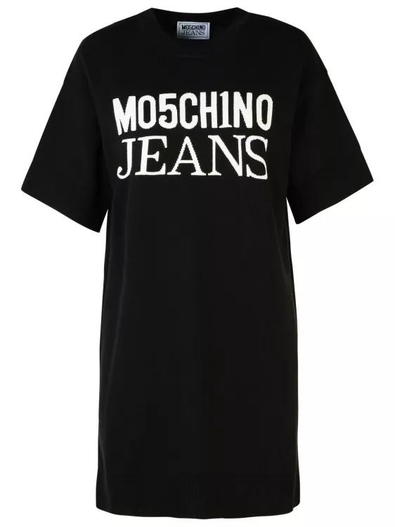 Moschino - Black Cotton Dress - Größe XS - black