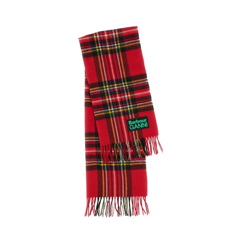 Barbour Écharpe légère Fringed Red Tartan Red