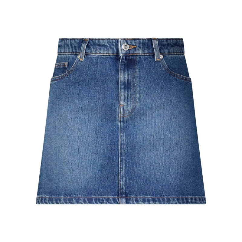 A.P.C. Minijupe Minirock Moss Blau(Image 2)