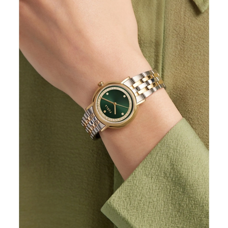 Furla Quarzuhr Quarz-Analoguhr Furla Easy Shape silber(Image 4)