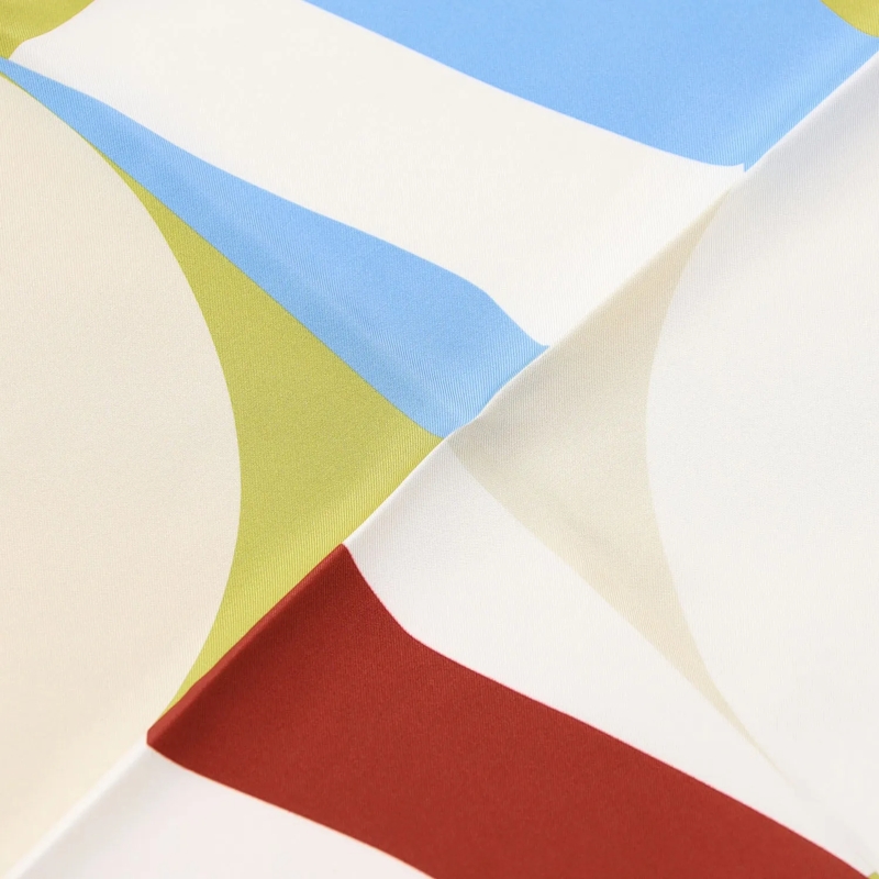 AIGNER Leichter Schal Tuch aus Seide Multicolor(Image 2)