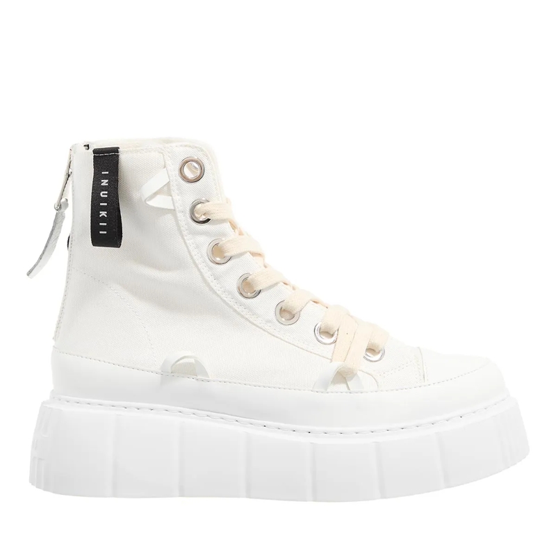 INUIKII Plateau-Sneaker MATILDA CANVAS HIGH White