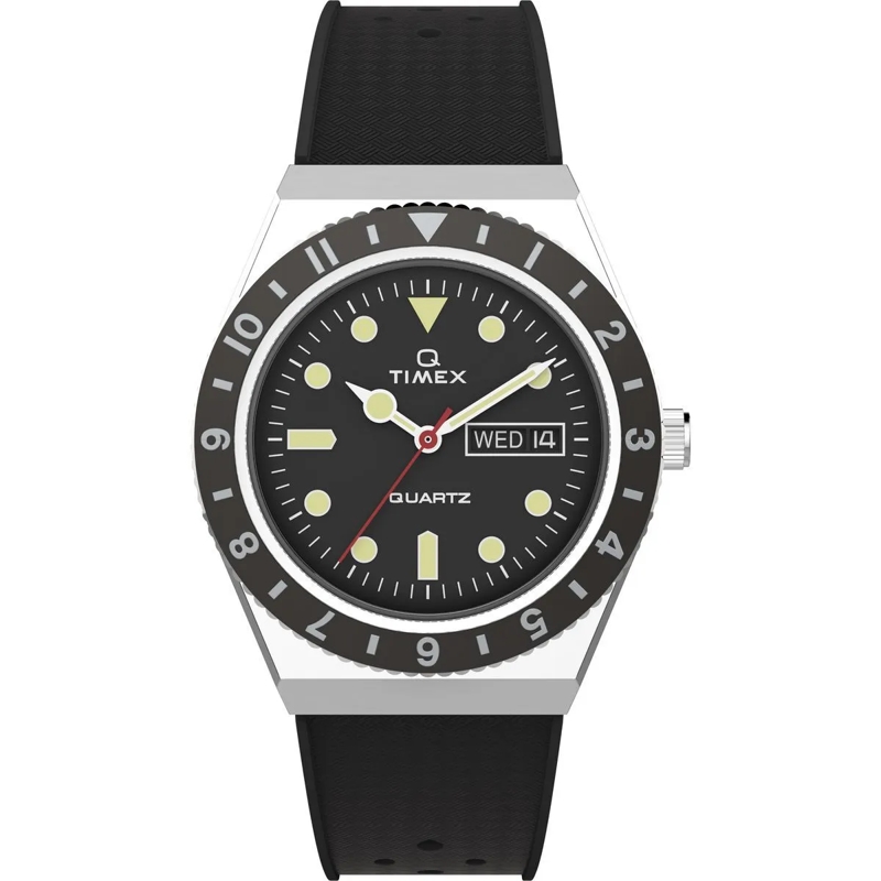 Timex Automatikuhr Analoge Uhr Q Timex® schwarz