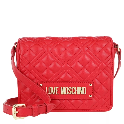 Love Moschino Borsa Quilted Nappa Pu  Rosso Crossbody Bag