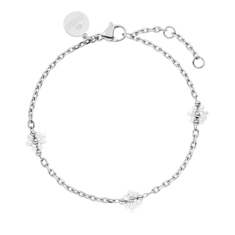 Purelei Armband Armband Linen Blossom silber