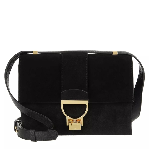 Coccinelle Handbag Suede Leather Noir Cross body-väskor