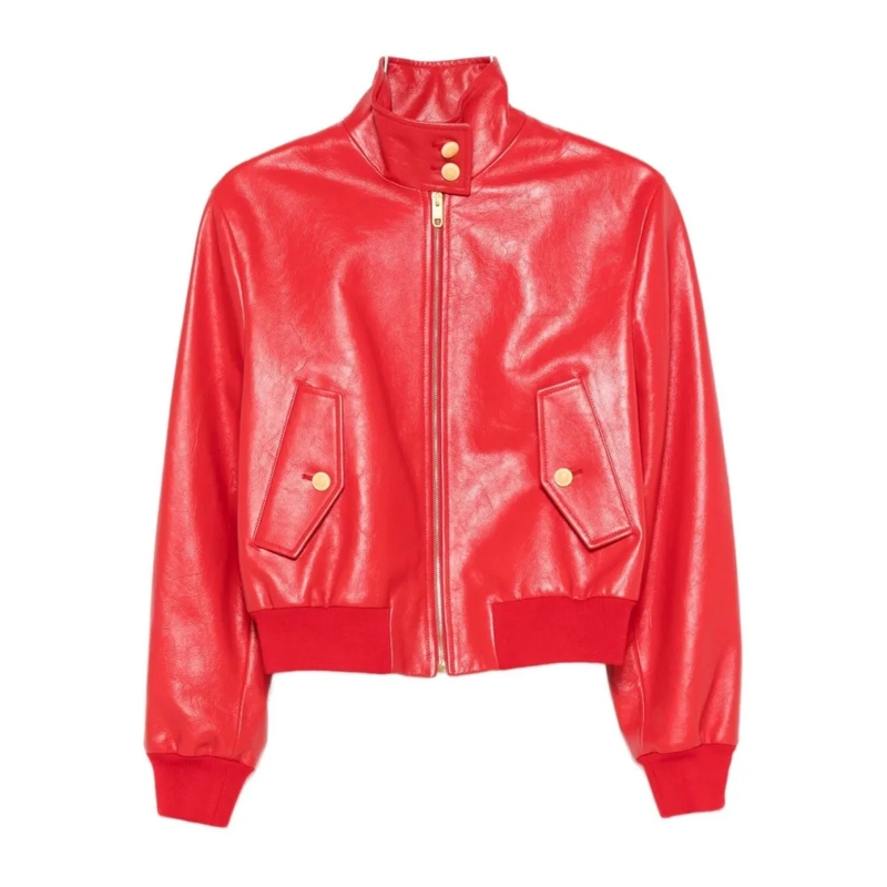 Bally Bomberjacke Red Quilted Jacket Red