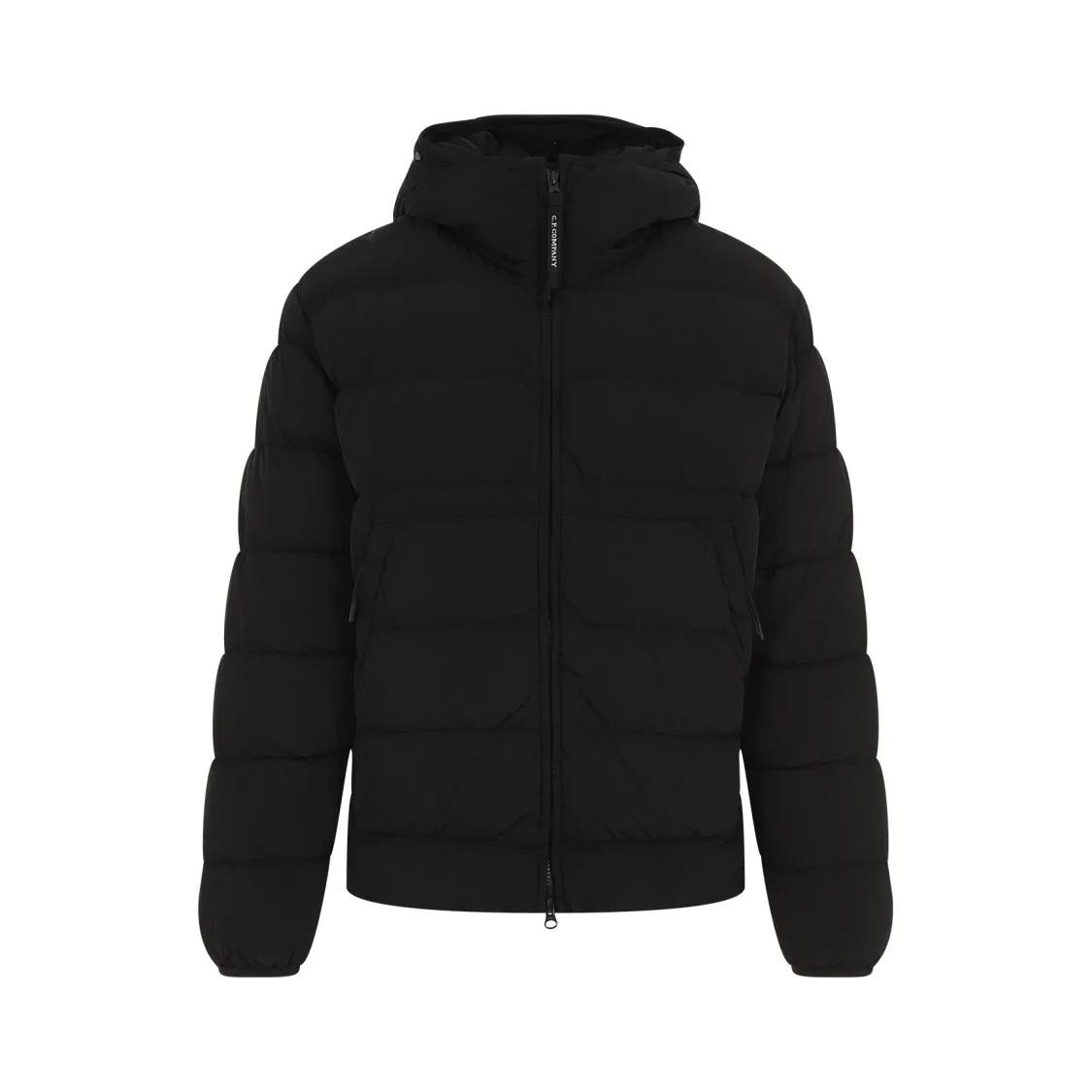 CP Company - Black Chrome-R Goggle Down Jacket - Größe M - schwarz