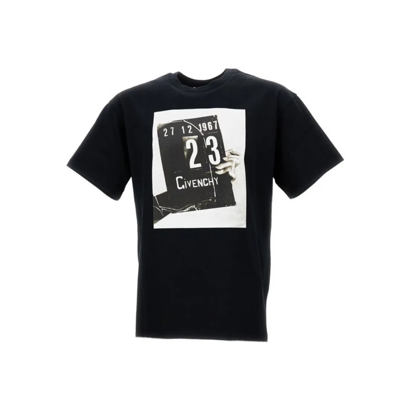 Givenchy T-shirt Graphic Print T-Shirt With Iconic Design Black