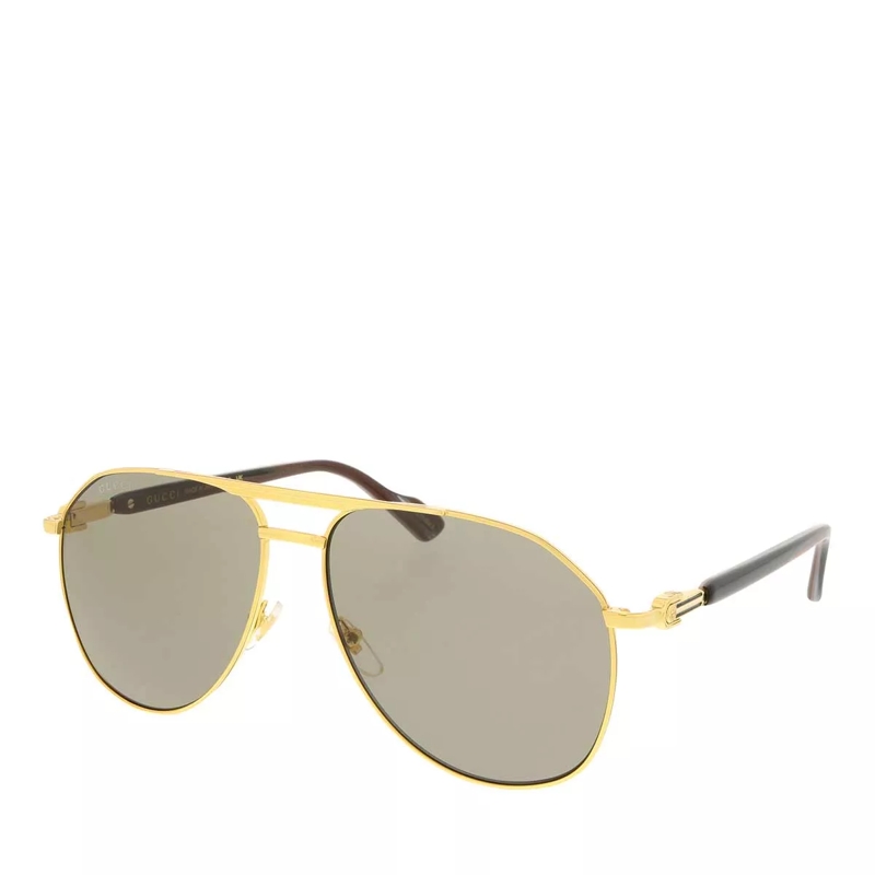 Gucci Sonnenbrille GG1220S Gold-Gold-Brown