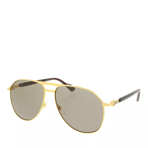 Gucci GG1220S Gold-Gold-Brown Zonnebril