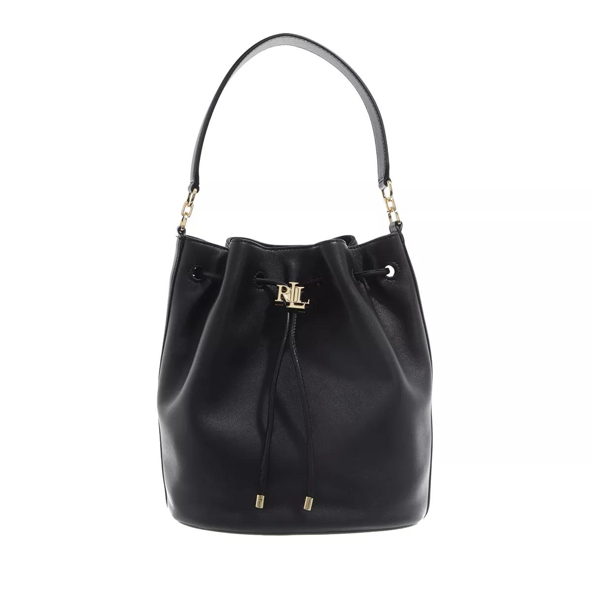 Lauren Ralph Lauren Andie 25 Drawstring Large Black Borsa a