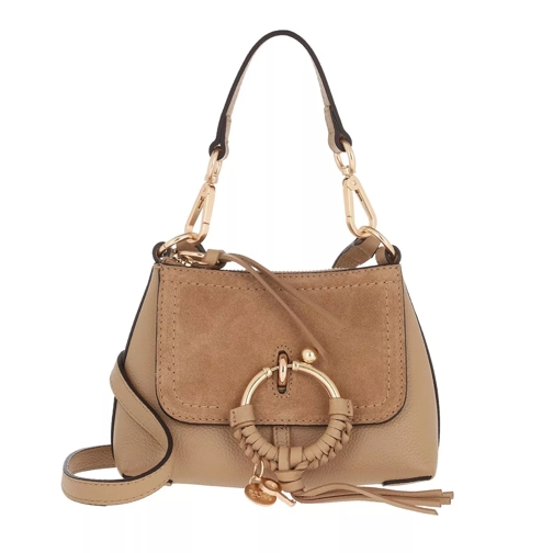 See By Chloé Joan Crossbody Bag Mini Coconut Brown Liten väska