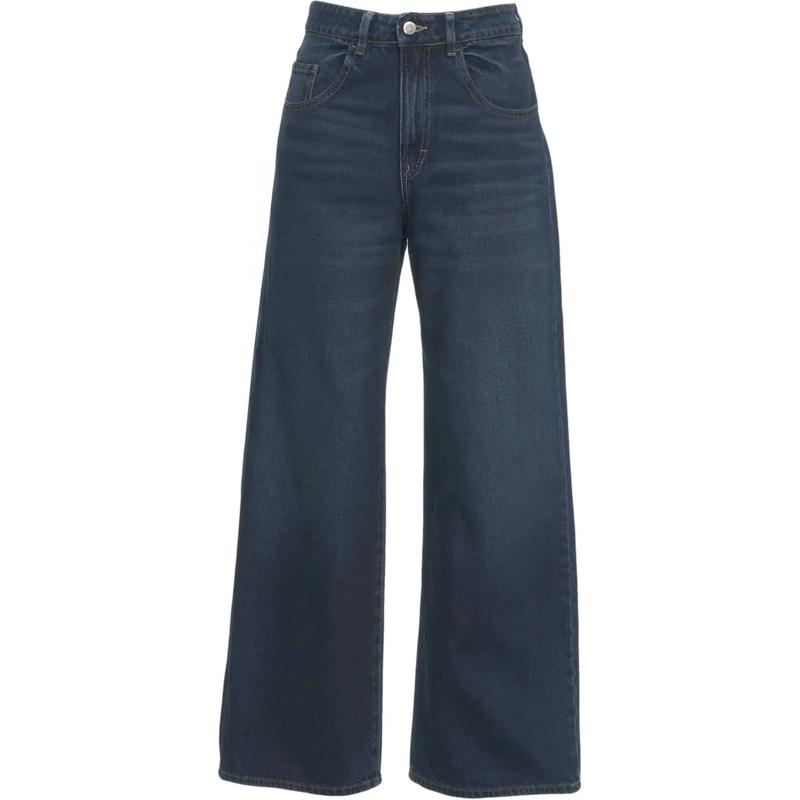 ICON DENIM Jeans à jambe droite Wide leg jeans 'Poppy' blau