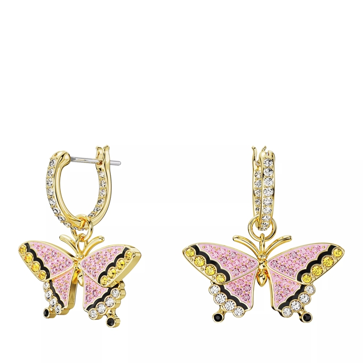 Swarovski crystal butterfly earrings discount