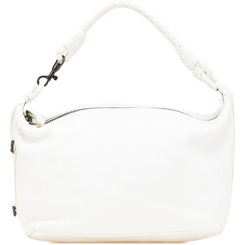 Bottega Veneta Fourre-tout Leather Handbag weiß