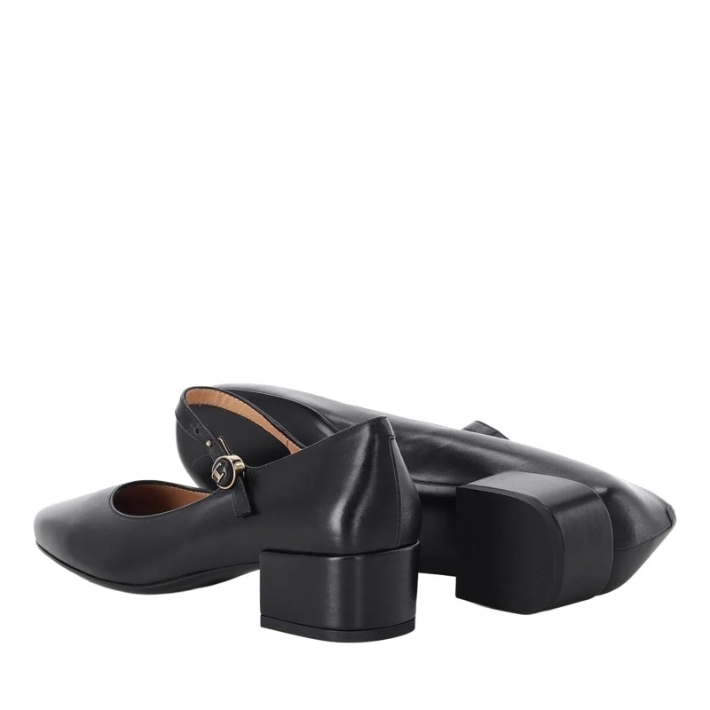 Tod's Veterschoenen Mary Jane Pumps aus Leder schwarz(Image 2)
