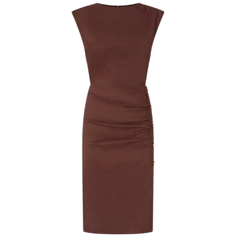 Pinko Robe midi Dresses Brown braun