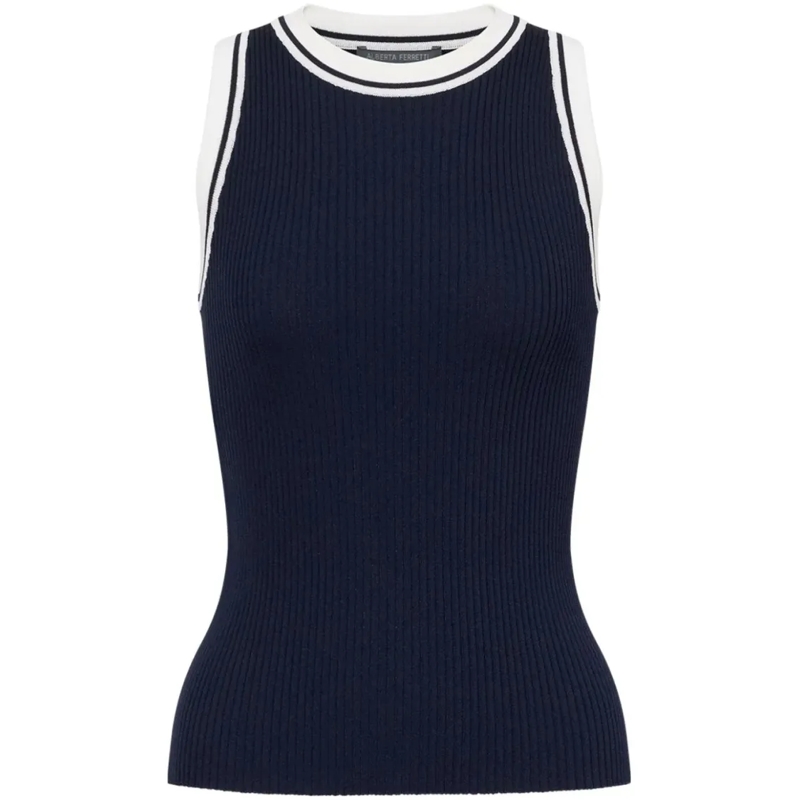 Alberta Ferretti Bluse Neutrals Top With Classic Silhouette Black