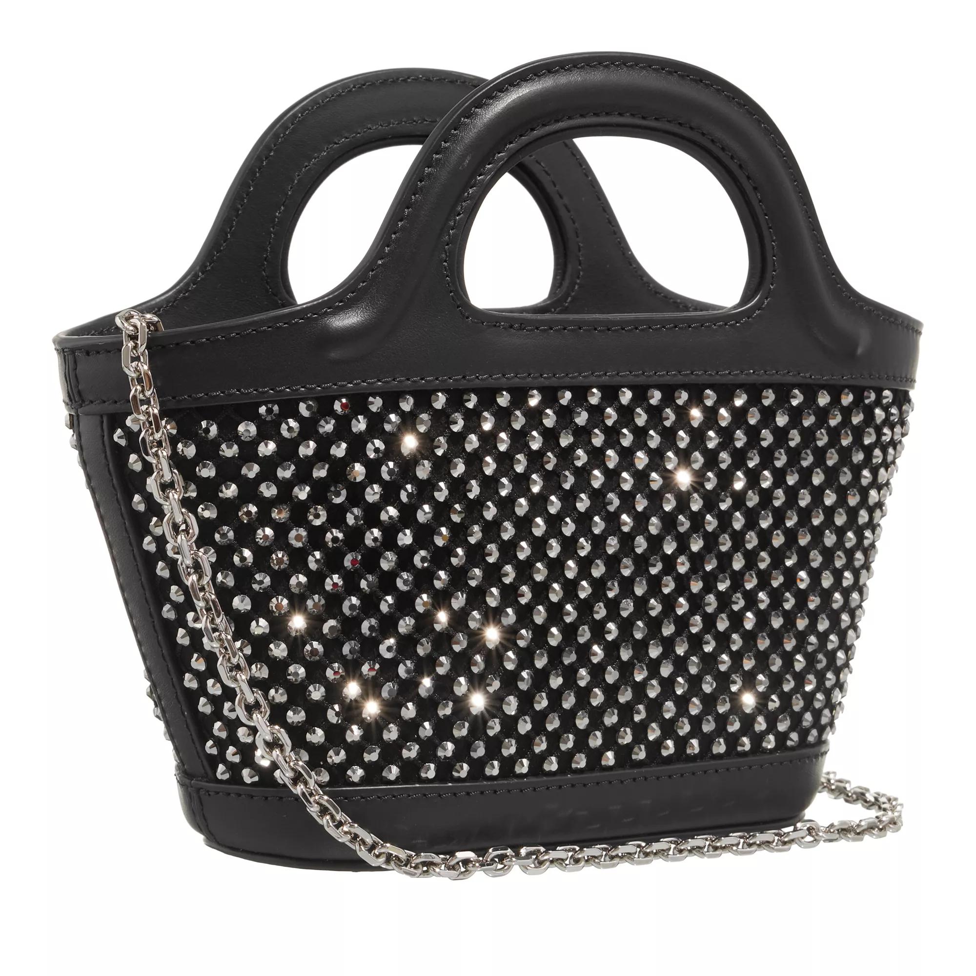 Marni Shoppers & Totes Tropicalia Micro in zwart