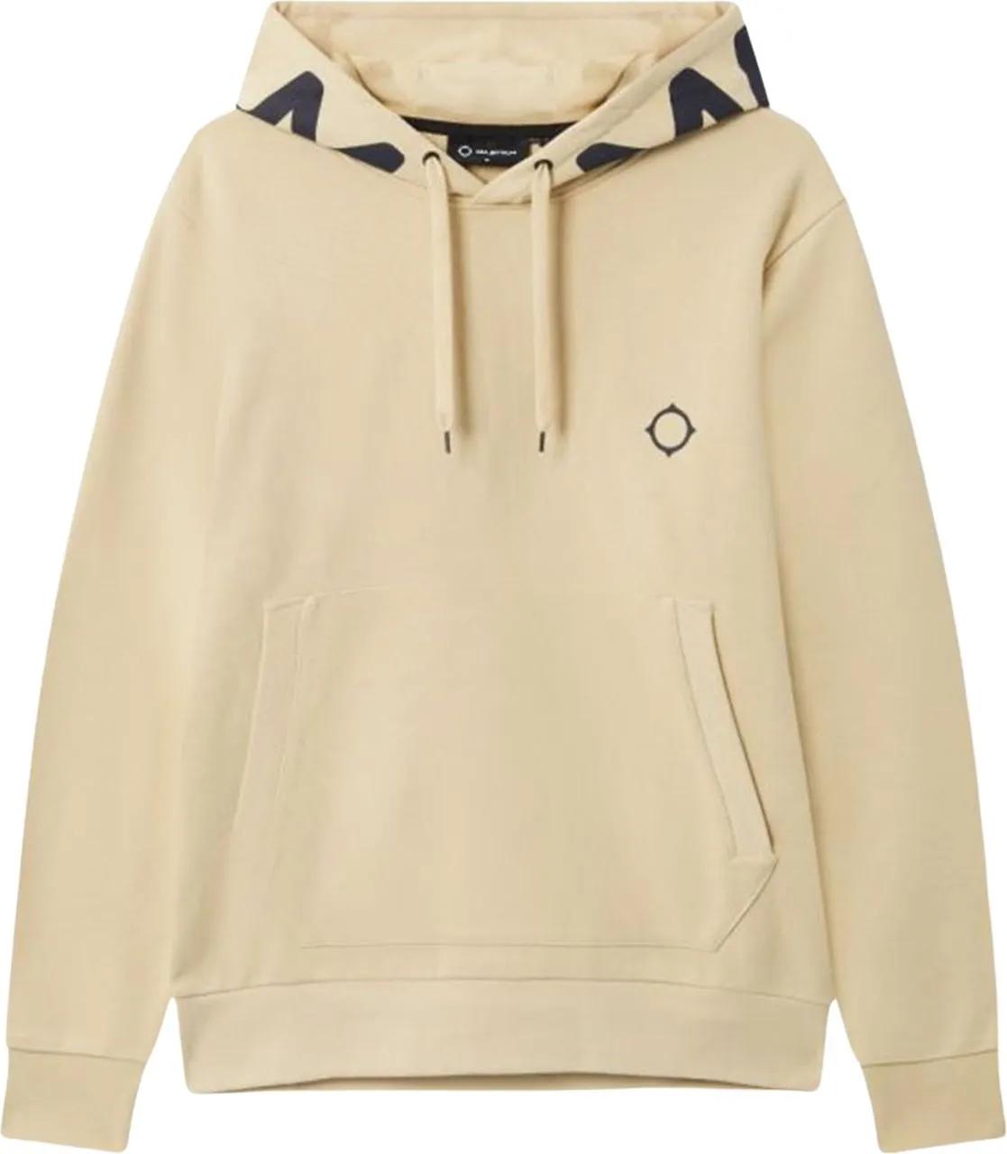 Thumbnail - MA. STRUM - Mastrum Logo Hoodies Ecru Mas4519 M021 Ash - Größe M - weiß