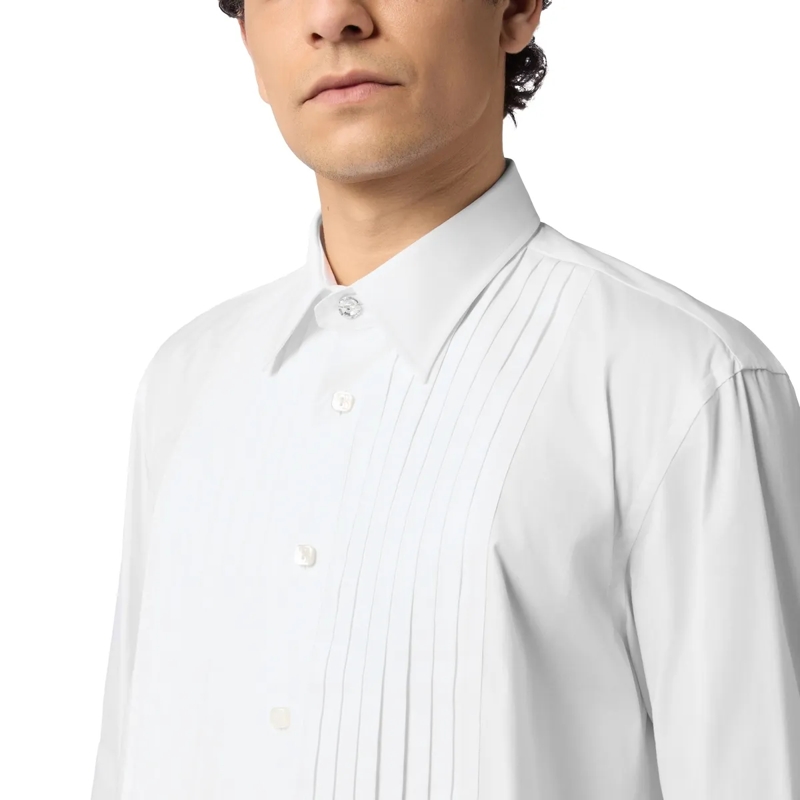 BILLIONAIRE Hemd Gold Cut Tuxedo Shirt weiss(Image 5)