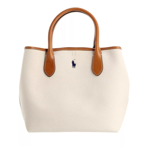 Polo Ralph Lauren Md Open Tote Tote Medium Natural/Navy Tote