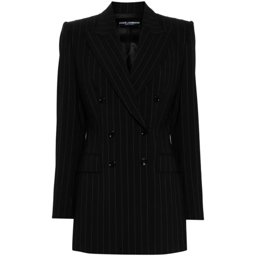 Dolce&Gabbana Blazer Wool Jacket Black