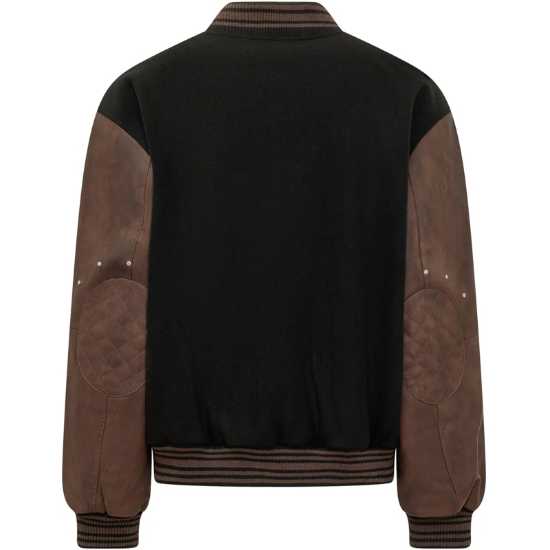 Represent Blouson aviateur Giacca Varsity con Maniche a Contrasto e Patch schwarz(Image 2)