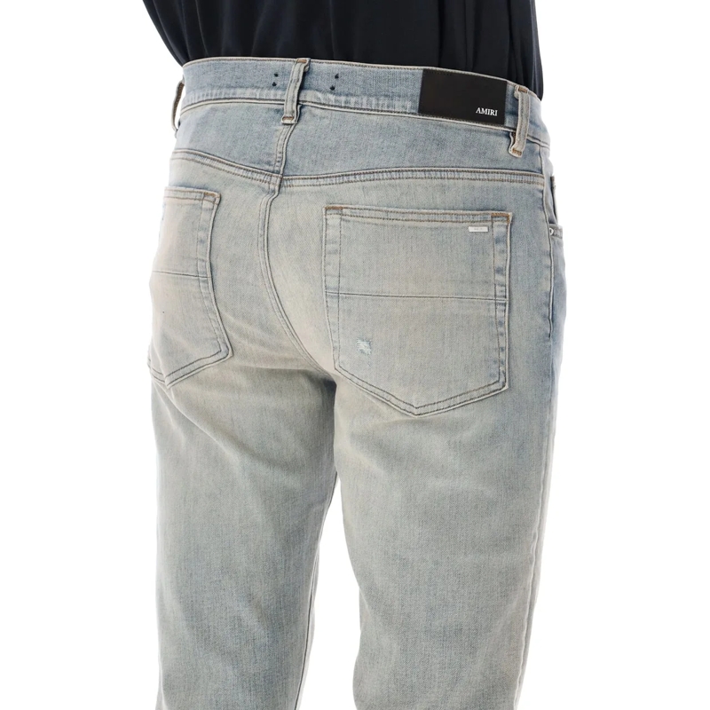 Amiri Jeans skinny Stack Jeans Antique Indigo blau(Image 3)