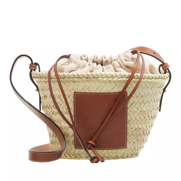 Loewe Drawstring Bucket Bag Nature Tan Borsa a cestino