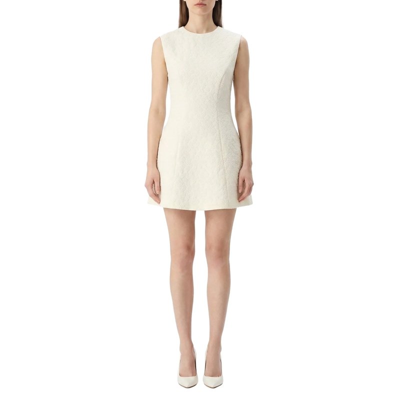 Rotate Mini-jurk Minikleid mit Muster weiß(Image 2)