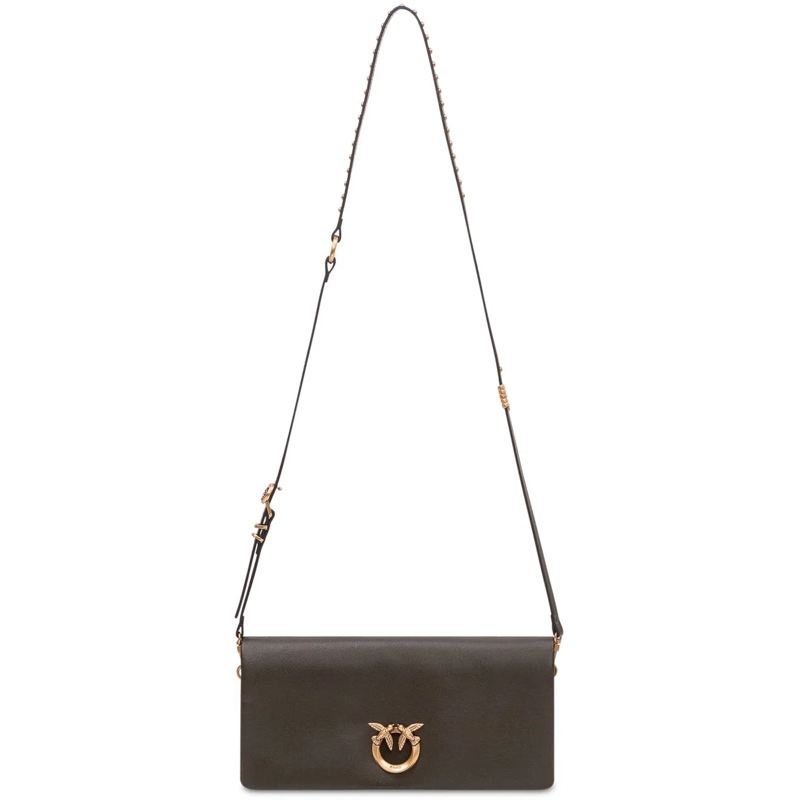 Pinko Schultertasche Borsa Click Soft Orizzontale con Patta braun(Image 2)