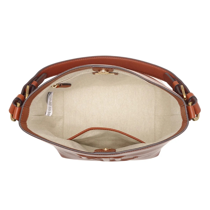 Tan bucket bag sales