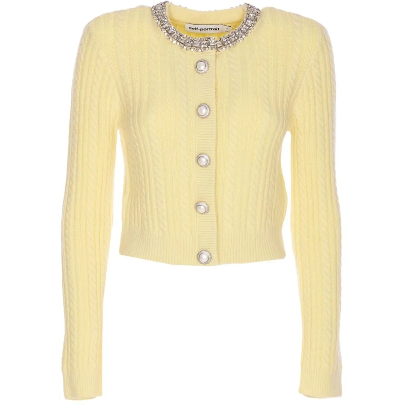 Self Portrait  Sweaters Yellow gelb