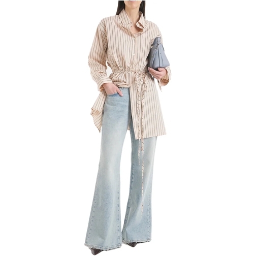 Roberto Collina Robes midi Striped blouse dress beige (Image 2)
