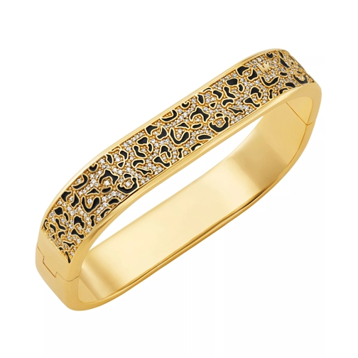 Michael Kors 14K Gold-Plated Cheetah Print Bangle Bracelet Gold Armband