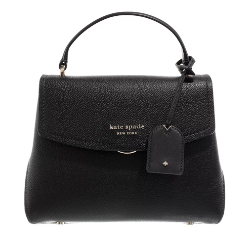 Kate Spade New York Thompson Pebbled Leather Small Top Handle Black Borsa a tracolla